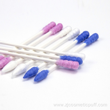 Most Popular Bamboo Stick Cotton Buds Colorful Tip